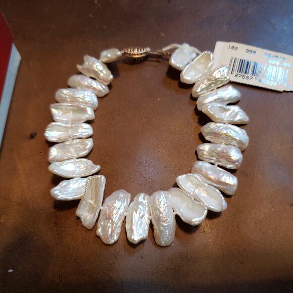 Vintage Super Funky Freshwater Peal Bracelet - Picture 2 of 2